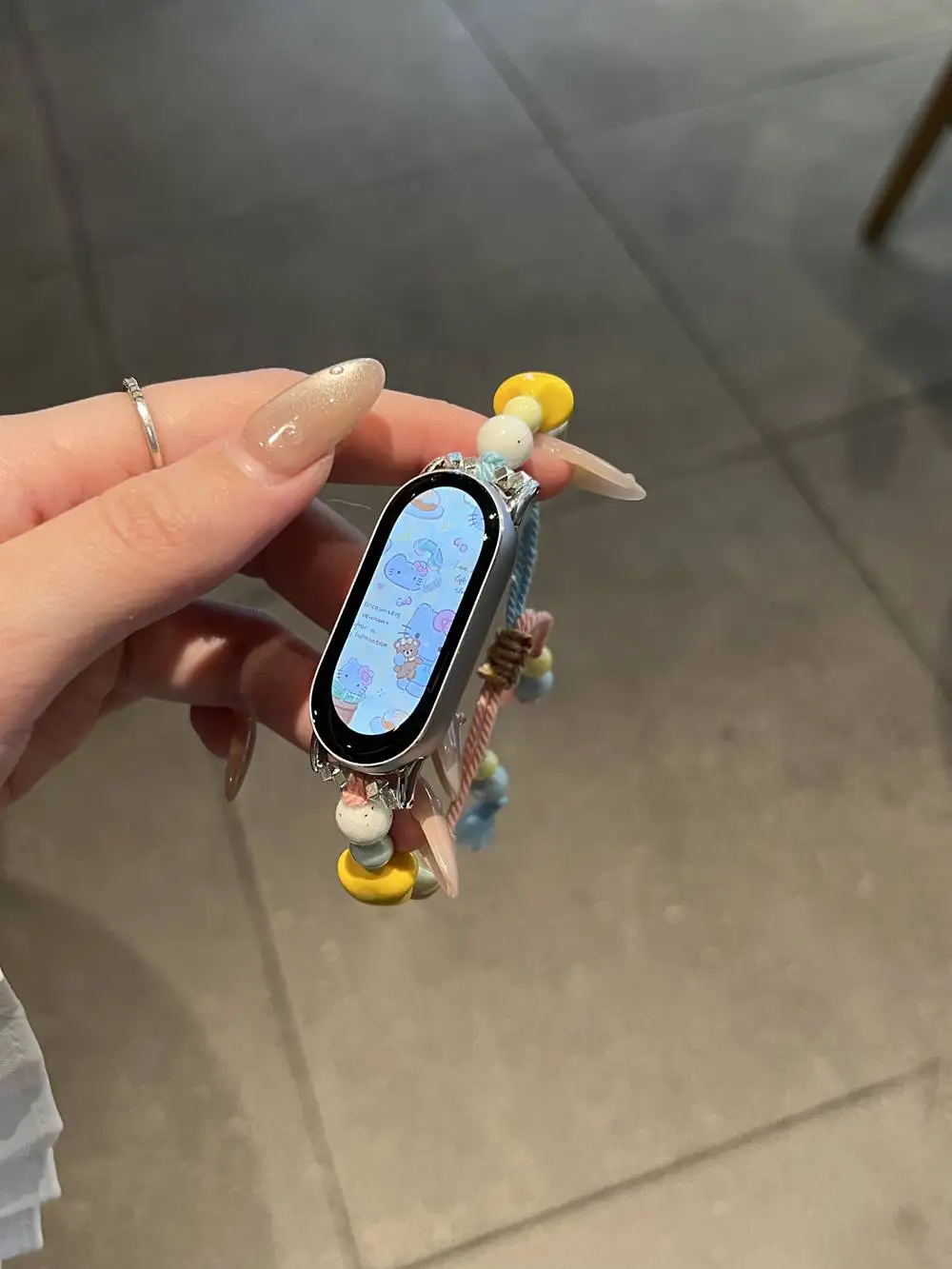 وصلة سوار من الخرز الممتاز لـ XIAOMi Band 9 10 حزام لـ Mi Band 8 تصميم جديد NFC معصمه الملحقات #4