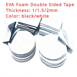 10Pcs/Lot Strong EVA Foam Pad Mounting Double Sided Tape Self Adhesive Sticky Black White Multiple Size Include Square Round