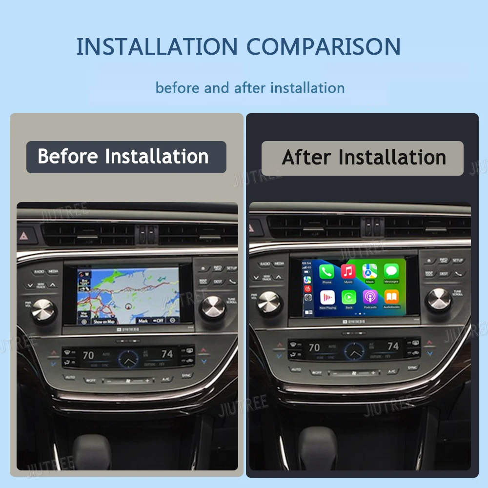 Linux System OEM Car with Decoder Box For Toyota AvalonPanasonic Device 2013-2017 Android Auto MuItimedia Wireless CarPlay