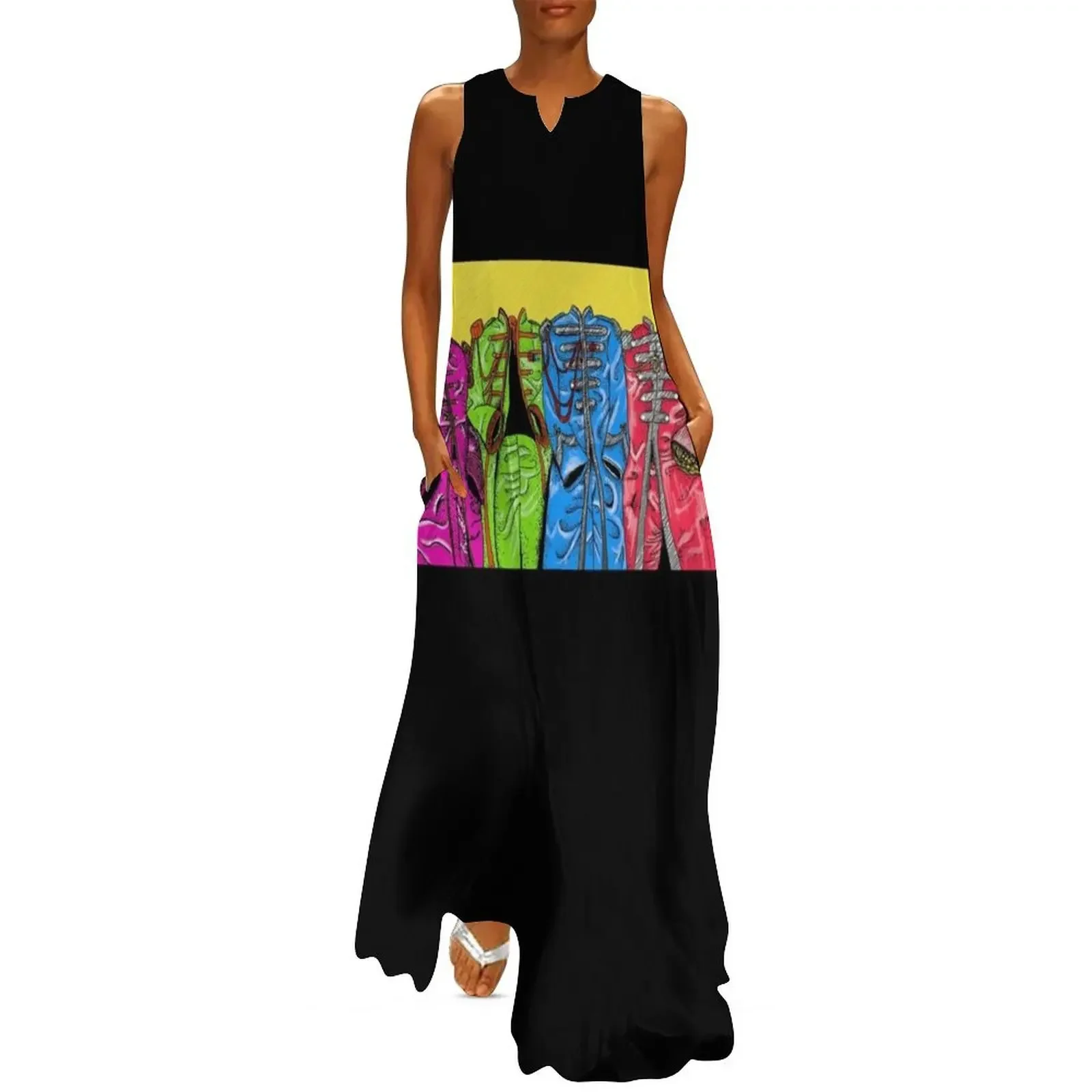 

Sgt-Pepper-Suit-Framed-Art-Print Long Dress Long dress loose women's dress