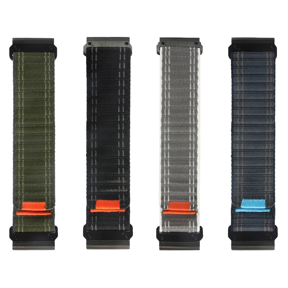 الرياضة النايلون الفرقة ل Garmin غريزة 2X حزام سريعة صالح 22 26 مللي متر الأشرطة Fenix E 8 7 7X Forerunner 965 955 الشمسية S70 S62 سوار #6