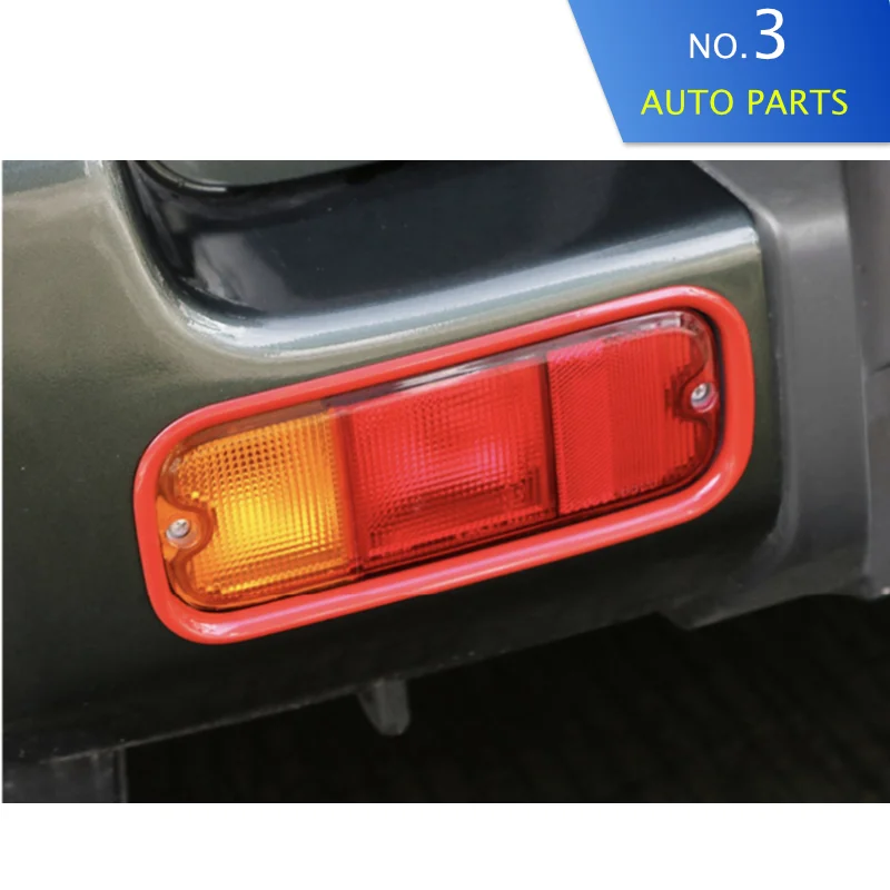 Car Lamp Hoods For Suzuki Jimny JB33 Sierra JB43 1998 2018 Rear Bumper Tail Fog Light Lamp Cover Protect Accessories