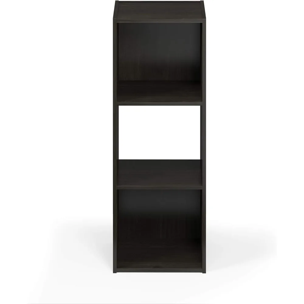 Basis 3X2 Kubus Opberg Boekenkast Organizer Met Bakken, Columbia Walnoot/Donkerbruin