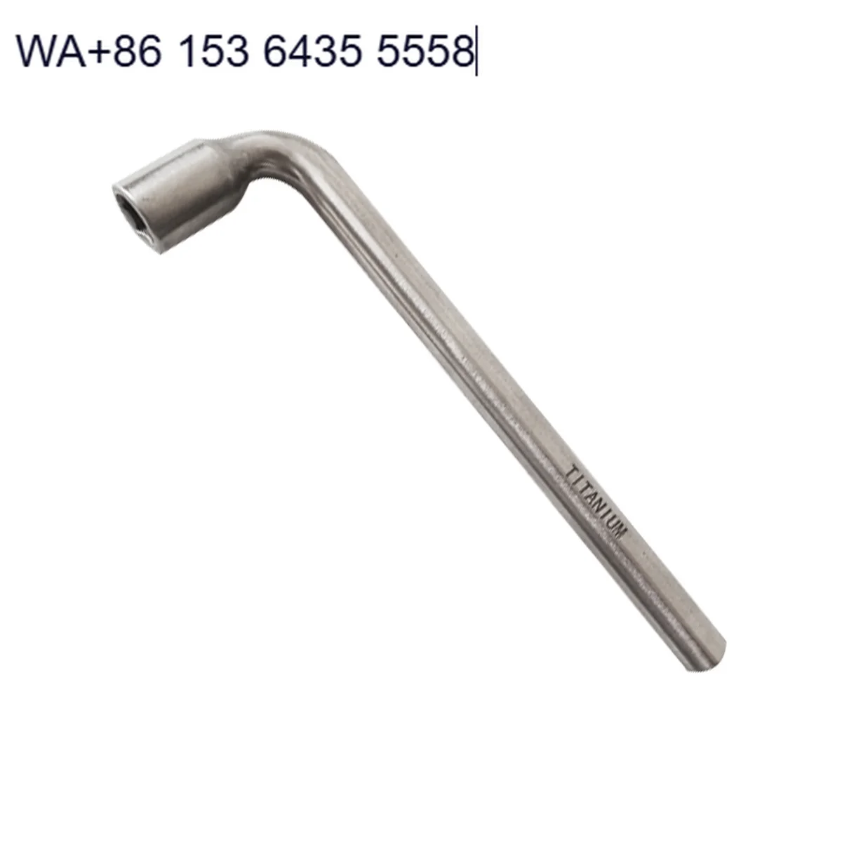 HENITUER T1025 Titanium Tools Non Magnetic L-Type Socket Wrench 6 Point Spanner Suitable for Medical Aviation  Fields
