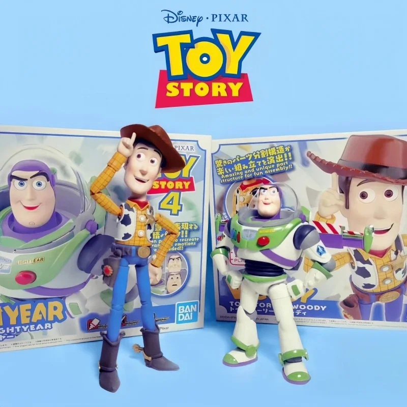 

Original Bandai Cinema-rise Toy Story Buzz Lightyear Woody Action Figure Assembly Kit Figurine Model Toys For Children Doll Gift