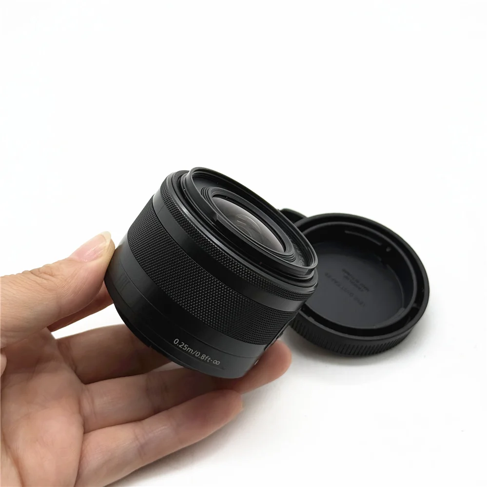 15-45mm Lens For Canon EF-M 15-45mm f/3.5-6.3 IS STM lens For Canon M1 M2 M3 M5 M6 M10 M50 M100 camera view 3