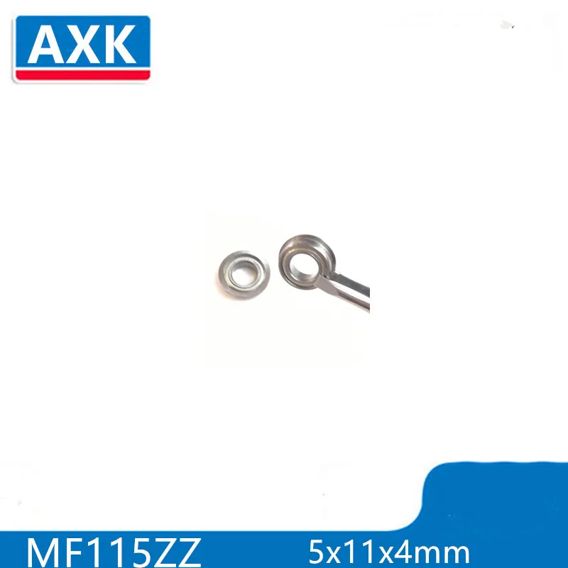 

30pcs/Lot MF115ZZ MF115 ZZ 5x11x4mm Miniature Flange Bearing Thin Wall Deep Groove Ball Radial Ball Bearing Brand New