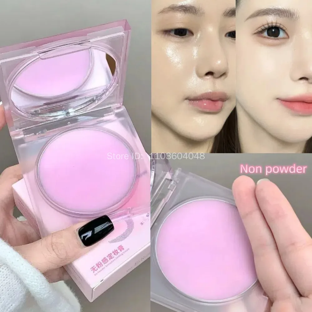 8g Non-Powder Setting Cream Gesichts-Make-up Ölkontrolle Vollständige Abdeckung Matte Concealer Contouring Press Powder Wasserdichte Kosmetik