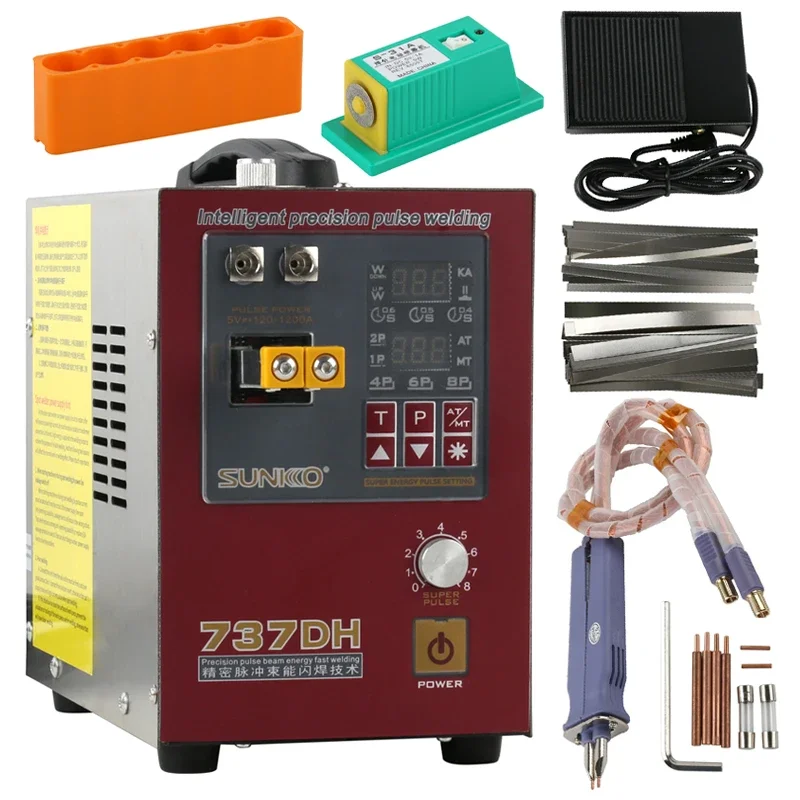 

737DH 4.3KW High Power Spot Welder 70BN Welding Pen 18650 Battery Welding Nickel Strip Spot Welding Machine with Pedal