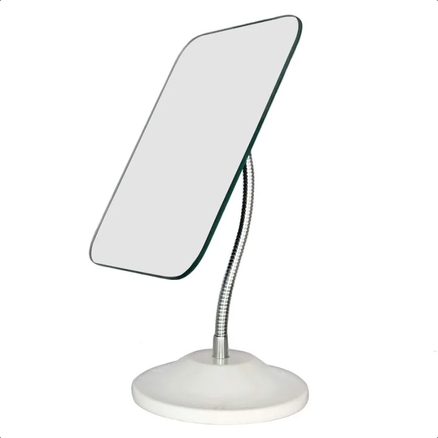 

Adjustable Flexible Gooseneck Makeup Mirror360°Rotation Folding Portable Desk Vanity Mirror with Stand Shower Shaving Cosmetic
