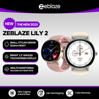 New 2025 Zeblaze LILY 2 Voice Calling Female Smartwatch Double Strap 1.2\