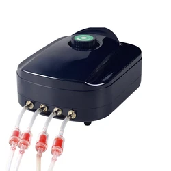 Silent Aquarium Oxygen Air Pump Fish Tank Adjustable Air Volume High Power Oxygenator Air Compressor Aerator 220v 12w