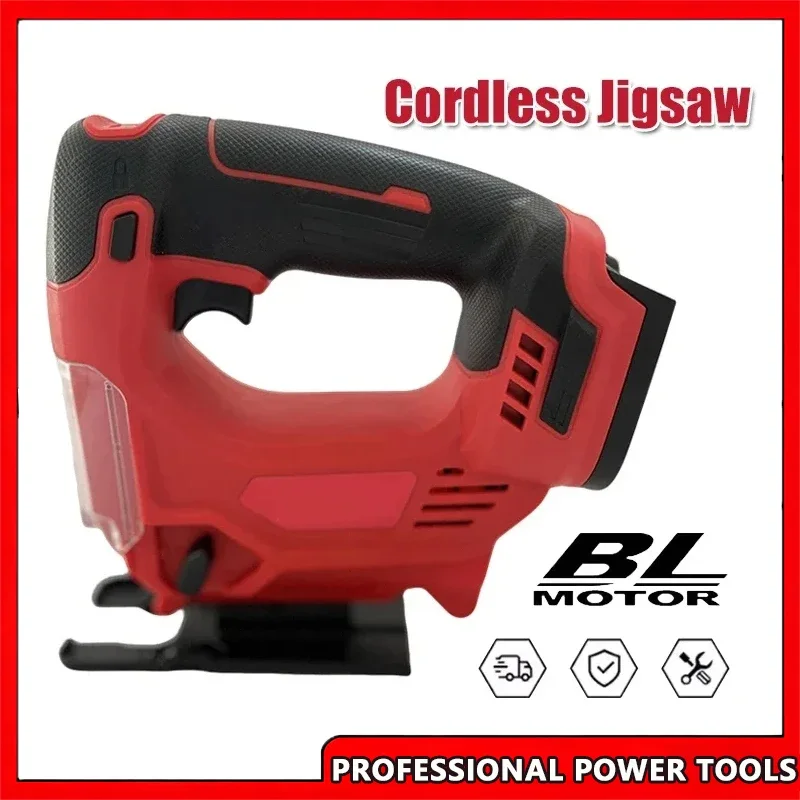 Fit Milwaukee Cordless Jigsaw Electric Woodworking Tool Multi-Function Portable Design Compatible with 18V Battery