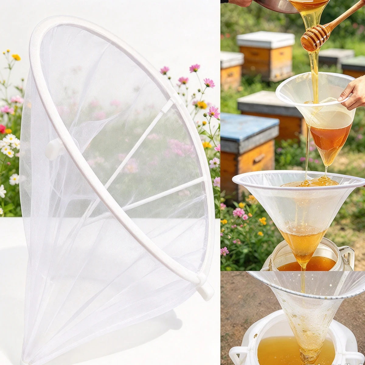 Honey Filter Extraction Screen Beekeeping Kit Equipment Bee Keeping Equipments Devices Press Bees Tool Tools E Beekeeper Pump