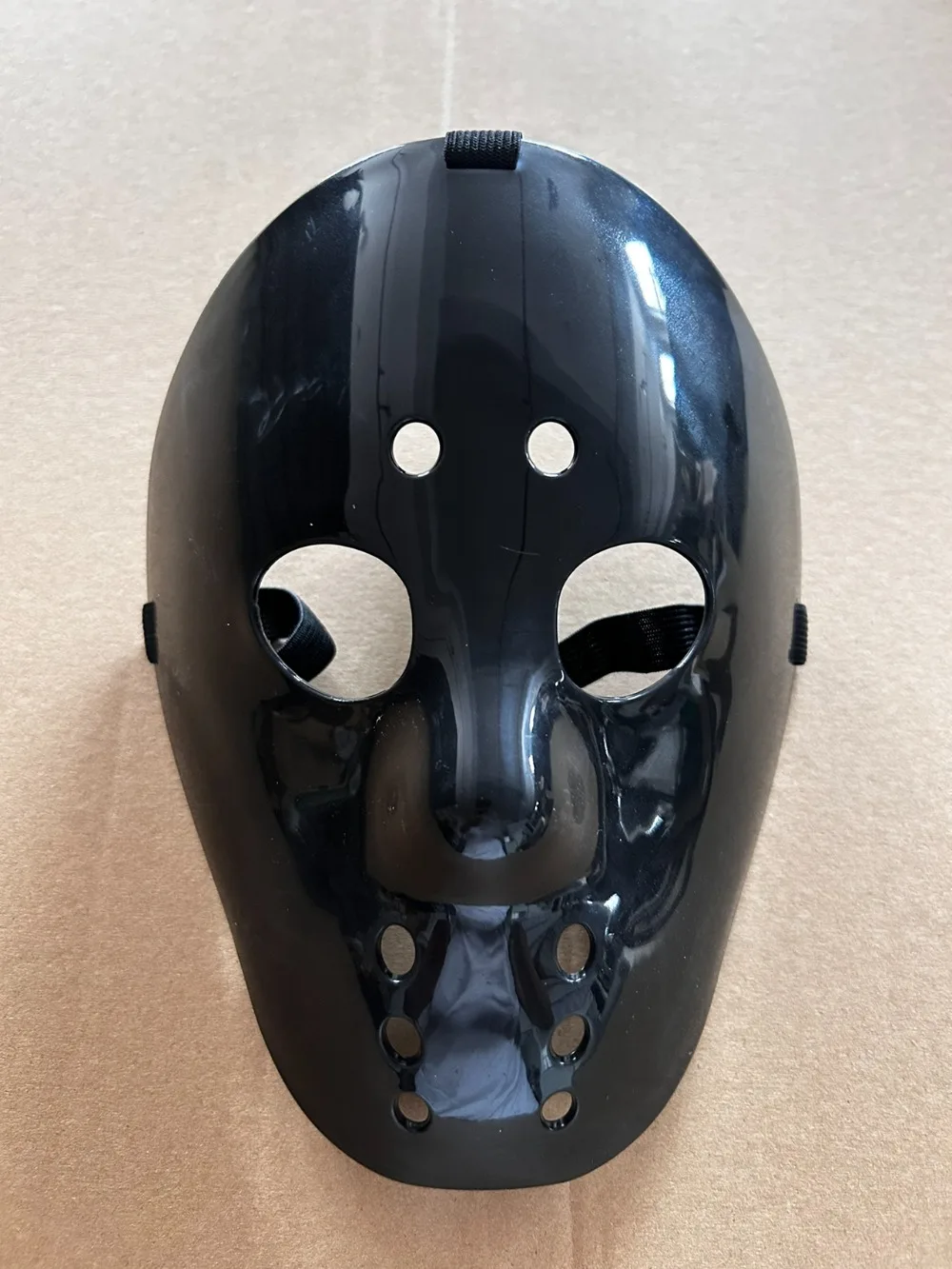 ホッケーマスク 厚手硬質PVC コスプレ ホラー 仮面舞踏会マスク 男性用 ジェイソン・キラー カーニバル パーティーコスチューム小道具 スターDJ ステージマスク