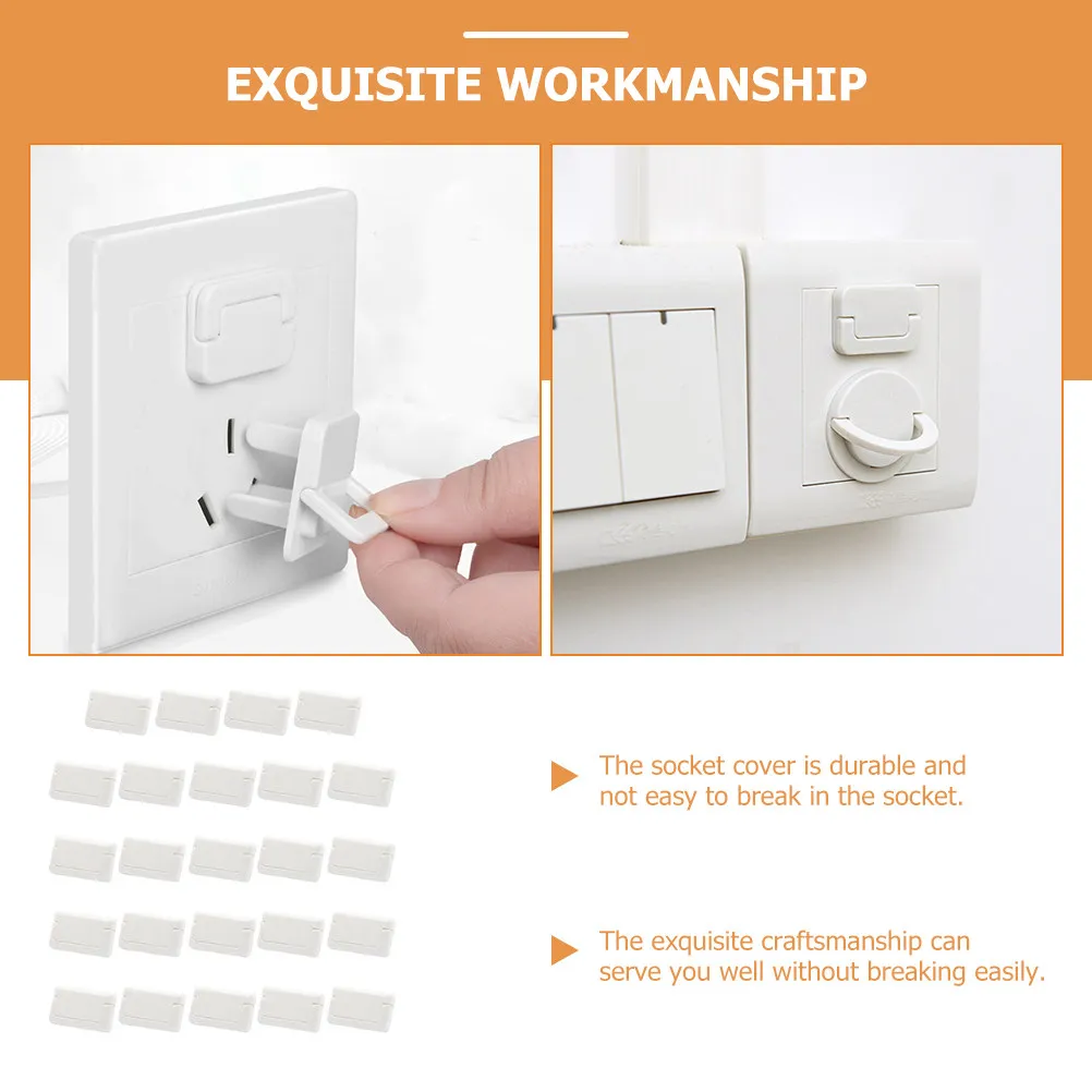 

24Pcs Outlet Cover Baby Proof Electrical Socket Cover Childproof Plug Protectors Safety Plug Covers for Kids Outlet Covers