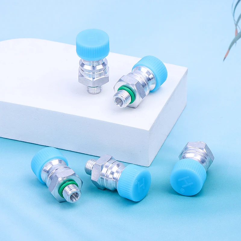 1 szt. zawór do ładowania R134a o długości 36 mm, uniwersalny, do lutowania na rurze, do klimatyzacji samochodowej, łatwy w użyciu, akcesoria samochodowe