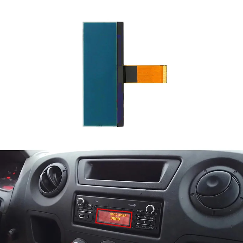 

Компактный автомобильный стерео экран, стеклянная приборная панель, ЖК-дисплей для Benz Citan Renault Kangoo II Duster Captur Pulse 3Rd-Gen AGC-1220RF-A