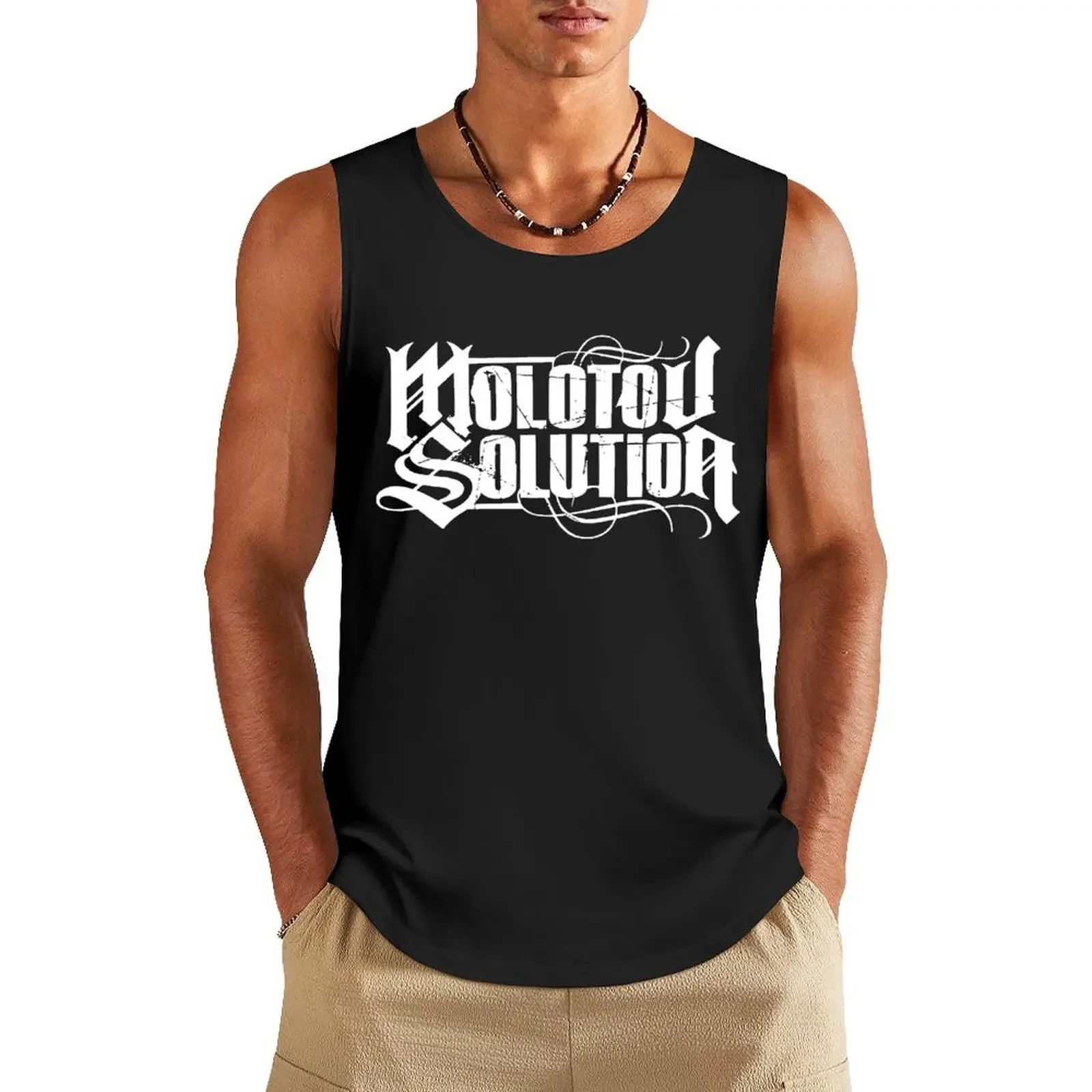 

Molotov Solution tribute Tank Top Gym man Men's sports t-shirt t shirt gym