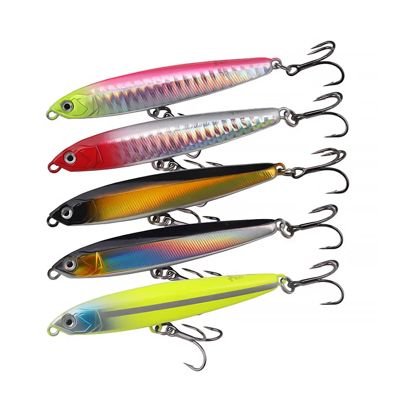 Bazooka 10g14g16g18g24g Fishing Lure Submerged pencil long throw bobbing light seawater sinking Hard Bait Elopichthys Perch Bass