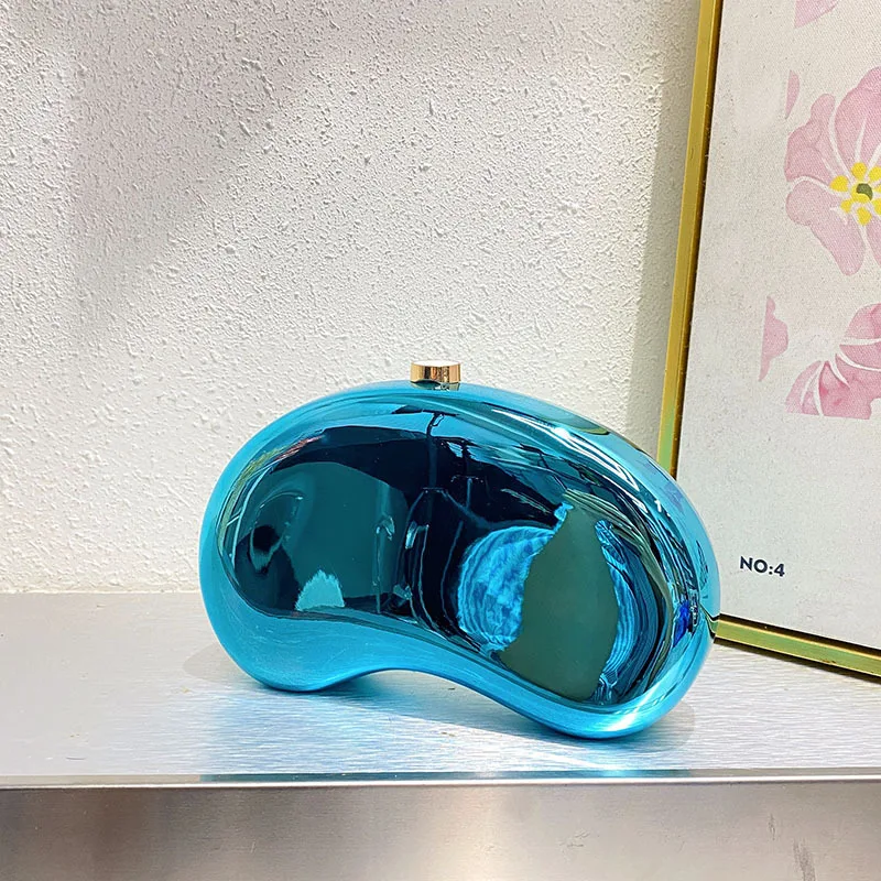 

Temperament cashew nut-shaped versatile dinner bag, high-end hand shoulder bag