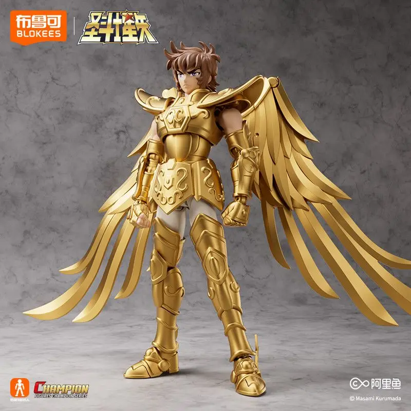 

Оригинальные строительные блоки BLOKEES Saint Seiya, бронзовый Пегас, Золотой Стрелец, супер издание, сборная модель, коллекция игрушек, подарок