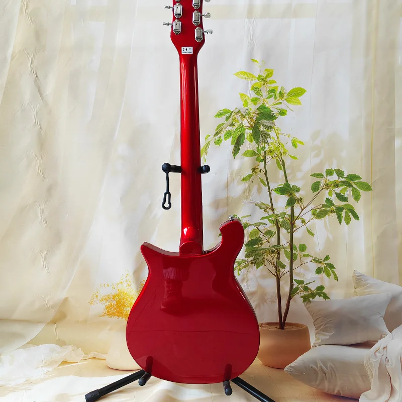 Custom Classic R-Series Electric Guitar | Rare Red-Yellow Split-color Irregular-shaped Guitar Collection, American Vintage Offse