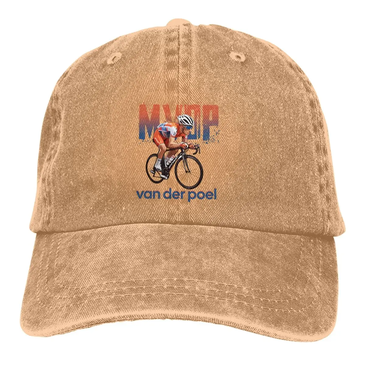 Washed Men's Baseball Cap Mathieu Trucker Snapback Caps Dad Hat Van Der Poel Golf Hats