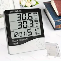 Indoor LCD Digital Thermometer Hygrometer - Electronic Temperature & Humidity Meter Sensor Gauge Weather Station for Home