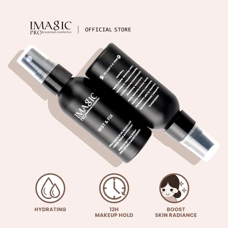 IMAGIC 80ml Makeup Setting Spray Long Lasting Oil Controlling Natural Water Mist Quick Makeup Setting Moisturizing Fix Spray