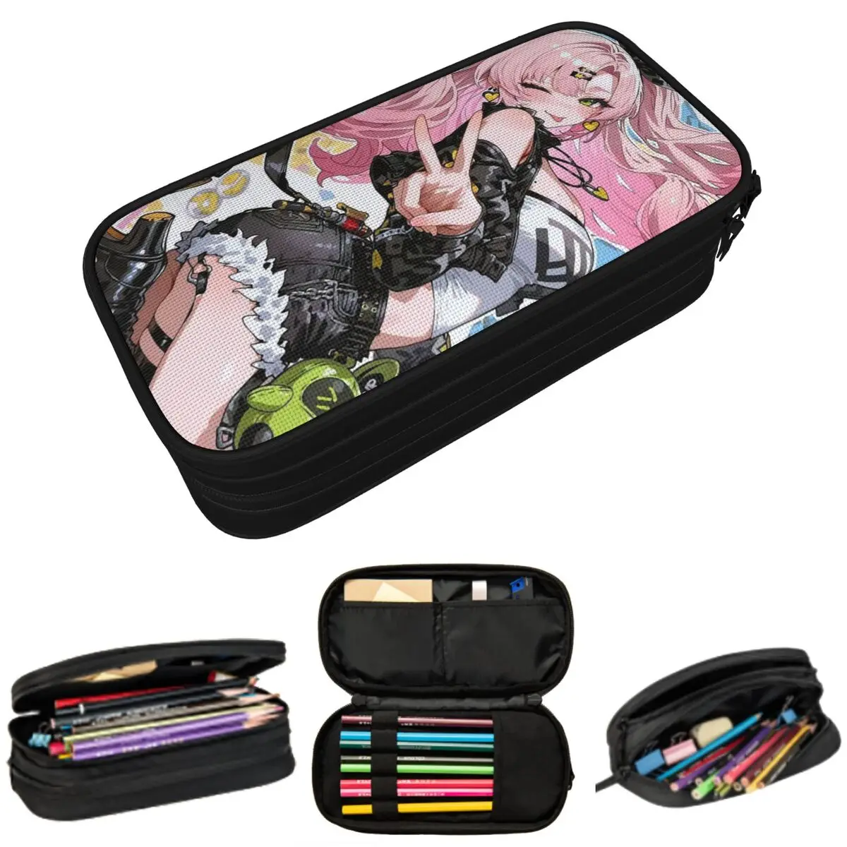 

Пенал для ручек Zenless Zone Zero Game, подарок для студентов, коробка для ручек, сумка для канцелярских принадлежностей, держатель для ручек