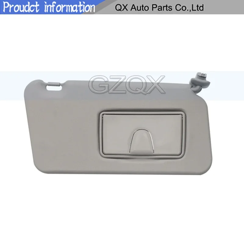 CAPQX Gray Sun Shield Overhead Console Interior Sunvisor With Mirror For Suzuki Swift 2006-2016 Splash 2011 Car Sun Visor