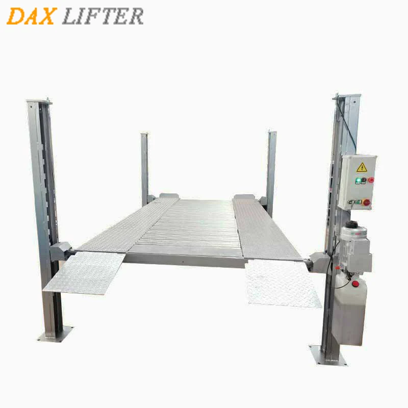 Good Quality 3600kg 1800mm Height Four Post Hydraulic Durable Automatic Car Lift Parking