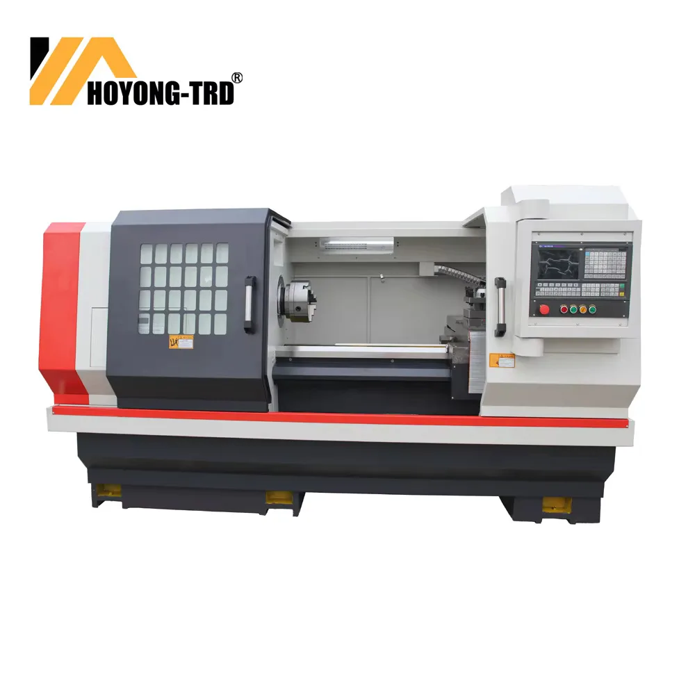 Metal CK6150/750Mm Small CNC Milg Lathe Hine With Live Toog Gsk Or FANUC Controller