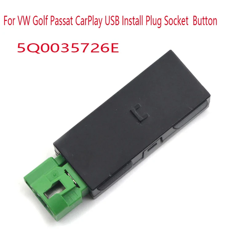 5Q0035726E For VW Golf Passat Carplay USB Install Plug Socket Switch Button 5Q0 035 726 E Accessories Parts Component