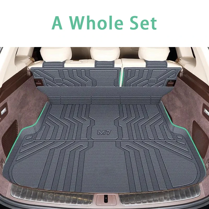 Car Rear Trunk Mats For AITO M7 Seres M7 7 2022 2023 2024 2025 2026 5seat Waterproof Covers Storage Pads Cargo Liner Accessories