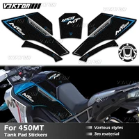 Pegatina de tanque de combustible para motocicleta 450MT, pegatina para almohadilla de tanque, Protector de tapa de Gas y aceite para cfmoto 450mt cf moto 450 mt