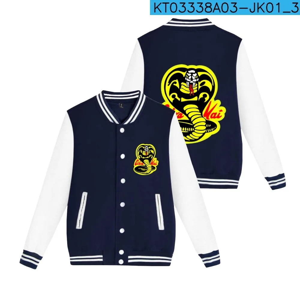 Karate Kid Cobra Kai baseball jacke Frauen Männer Cobra Kai Sweatshirt Frauen Kleidung Jacken Männer Mantel junge mädchen