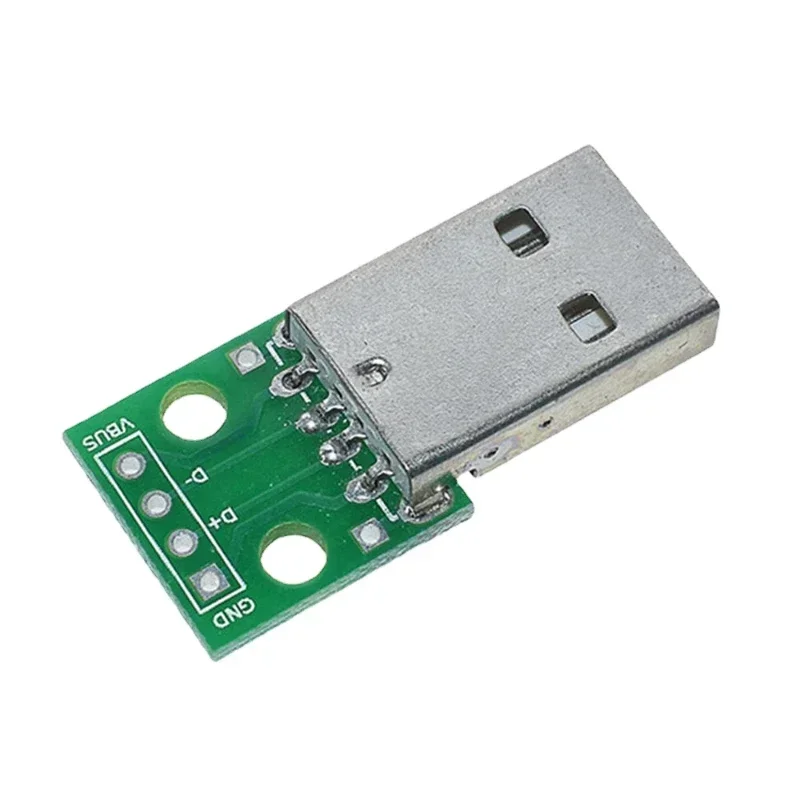 5pcs Micro Mini USB USB A Male USB 2.0 3.0 A Female USB B Connector Interface to 2.54mm DIP PCB Converter Adapter Breakout Board