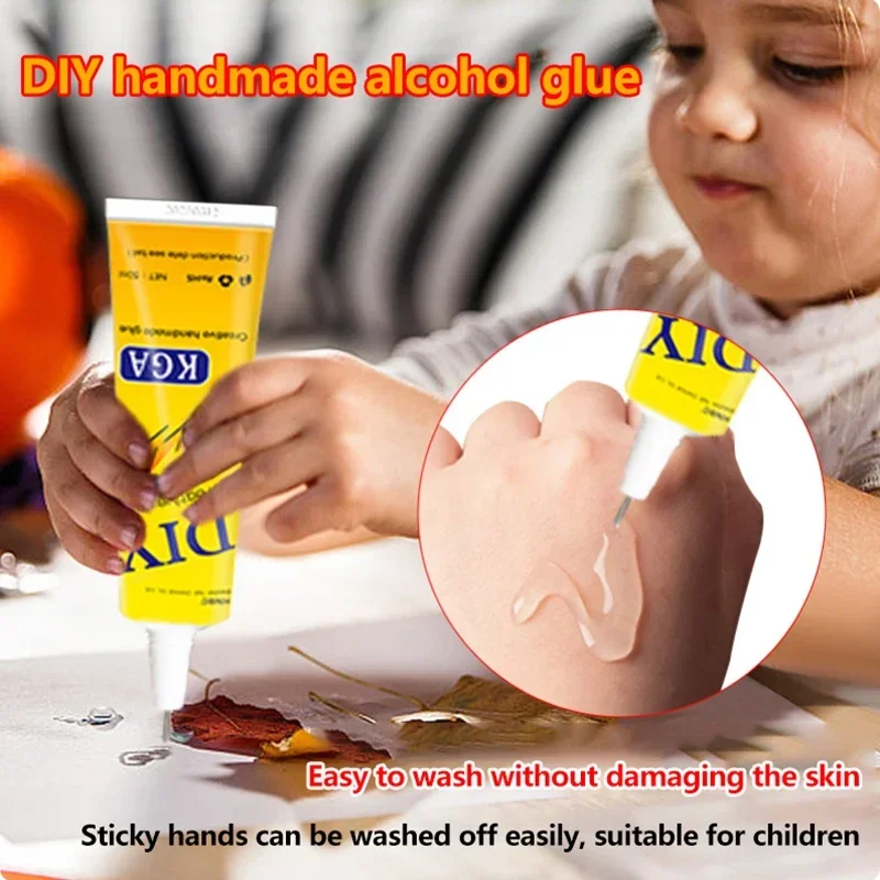 Handmade DIY Glue Non-Woven Fabric Model Puzzle Transparent Children's Universal Glue Hemp Rope Button Strong Glue