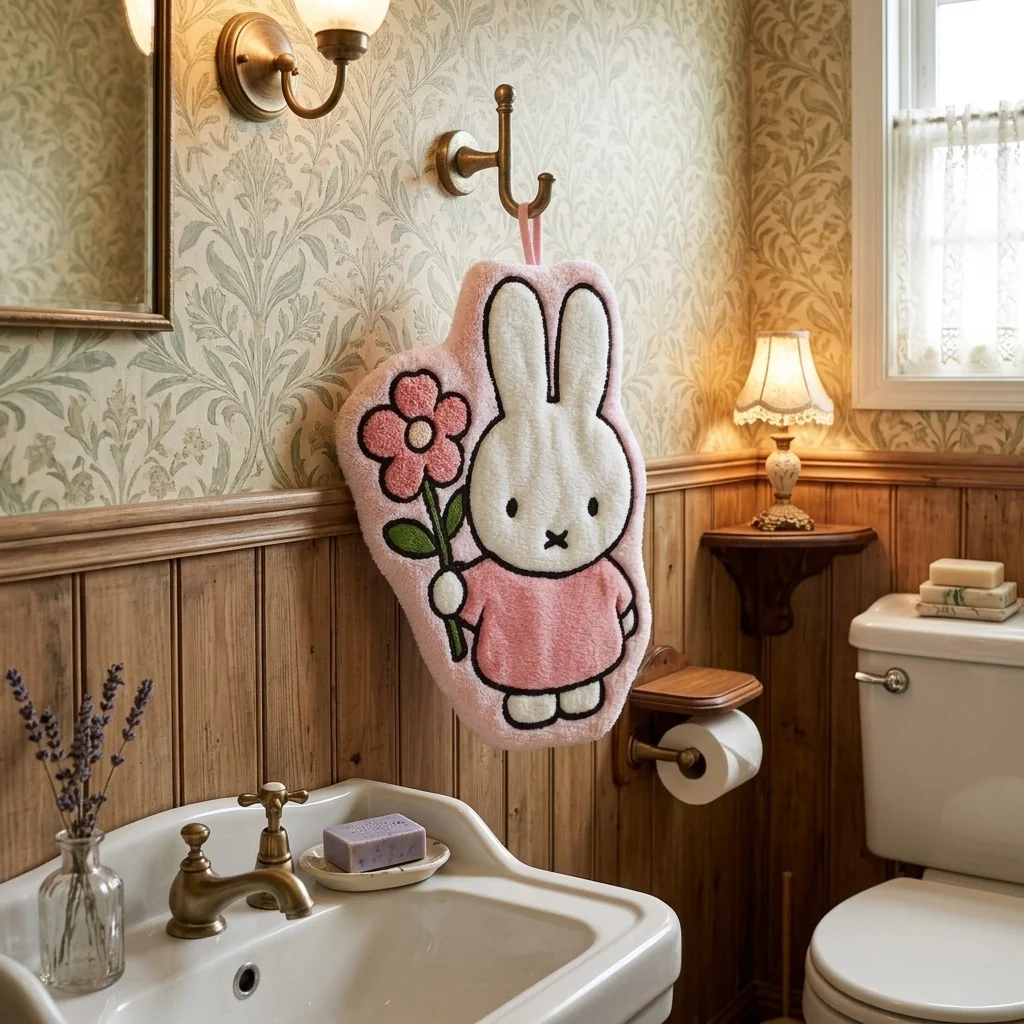 1/3 Pcs Cute Miffy Hand Wipes Thickened Toilet Bathroom Cartoon Handkerchief Gift Hand Wipes Miffy Peripherals image 5