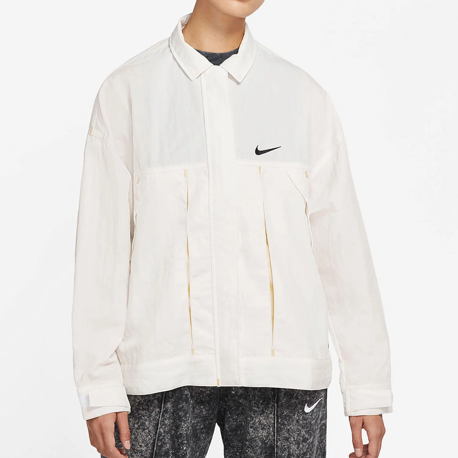 

Nike Authentic Womens Comfort Casual Collar Zipper Sports Jacket DM6204-030