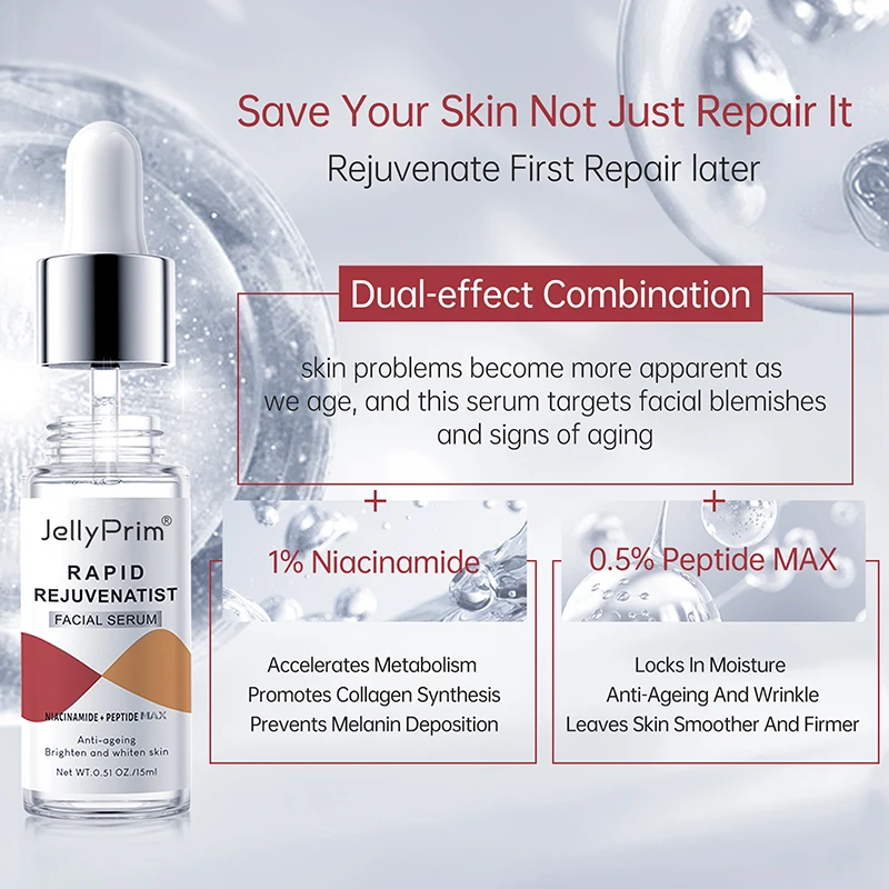 Niacinamide Dark Spot Remover Serum for Face Whitening Moisturizer Hyaluronic Acid Removal Freckle Facial Serum Skin Care