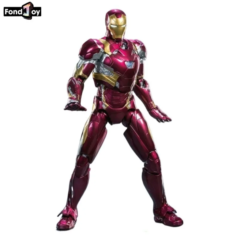 En Stock FondJoy Original MARVEL Glowing Iron MAN MK46 1/7 escala montaje figuras de acción de juguete colección de regalos