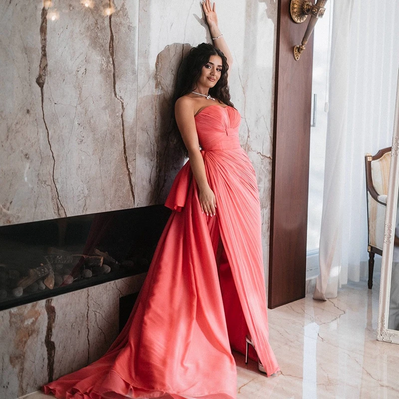 

Thinyfull Formal M Prodairmem Evening Dresses Saudi Arabia Sweetheart Split Party Dress Night Cocktail Prom Gowns Customized