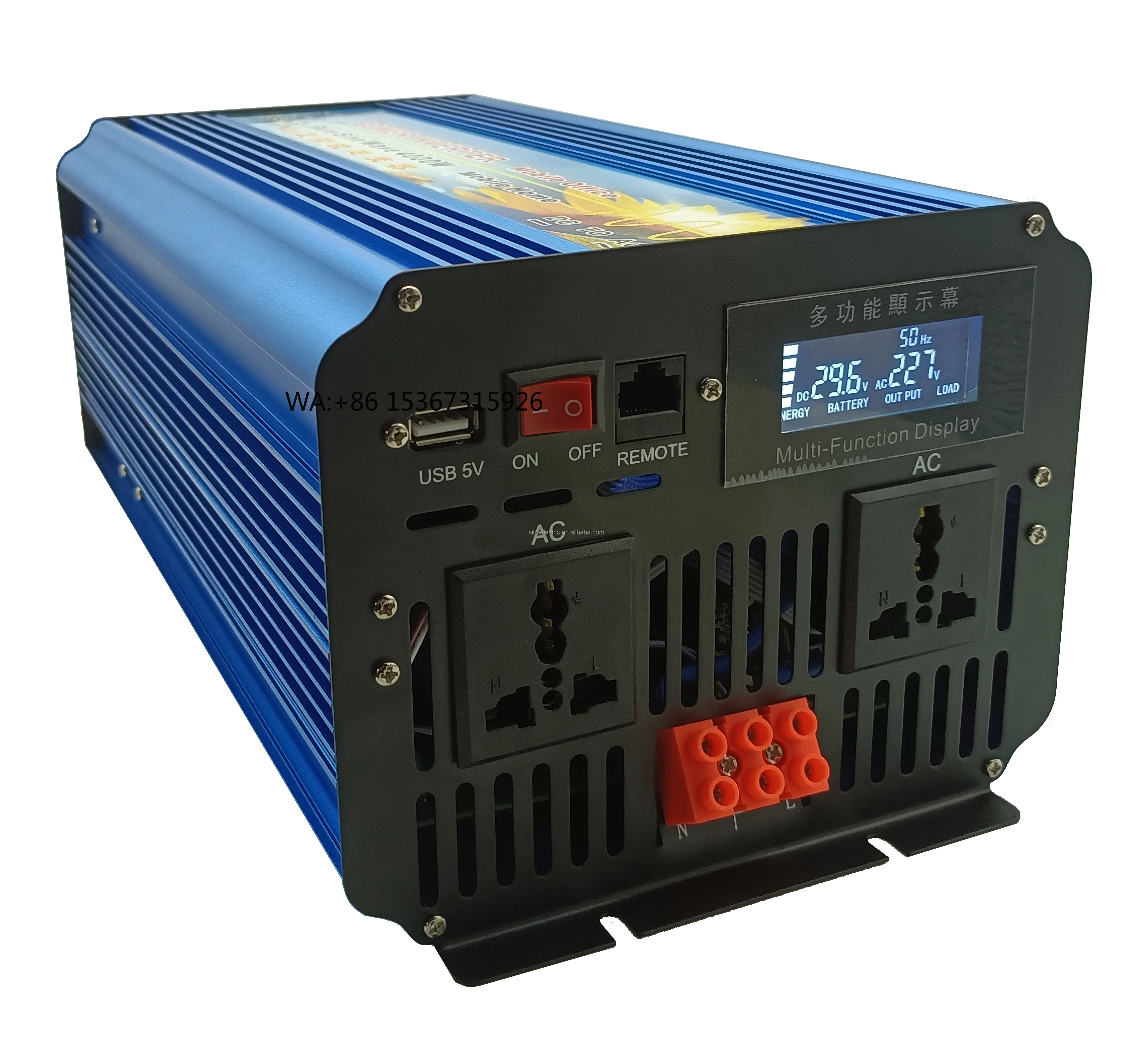 

5KW 5000W Pure Sine Wave DC 36V to AC 220V 50HZ 60HZ Inverter for RV Truck Car Solar System Travel Camping