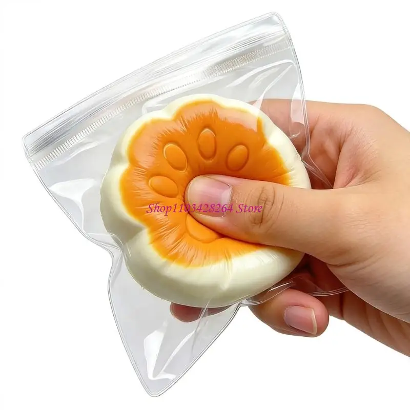 Cheesecake Slow Rebounding Hand Therapy Sensory Toy Non Toxic Portable Squeeze Relief For Students Adults