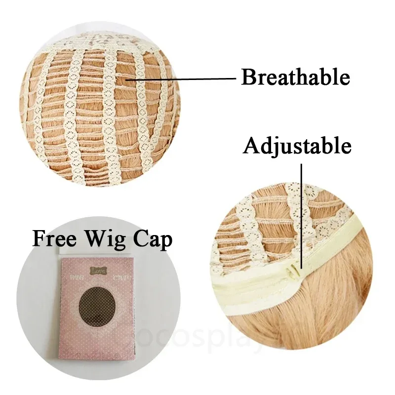 wiwiwi 123Ff14 Graha cosplay orecchie fantasia XV 'raha Tia parrucca rossa capelli sintetici corti resistenti al calore gioco di ruolo di Halloween