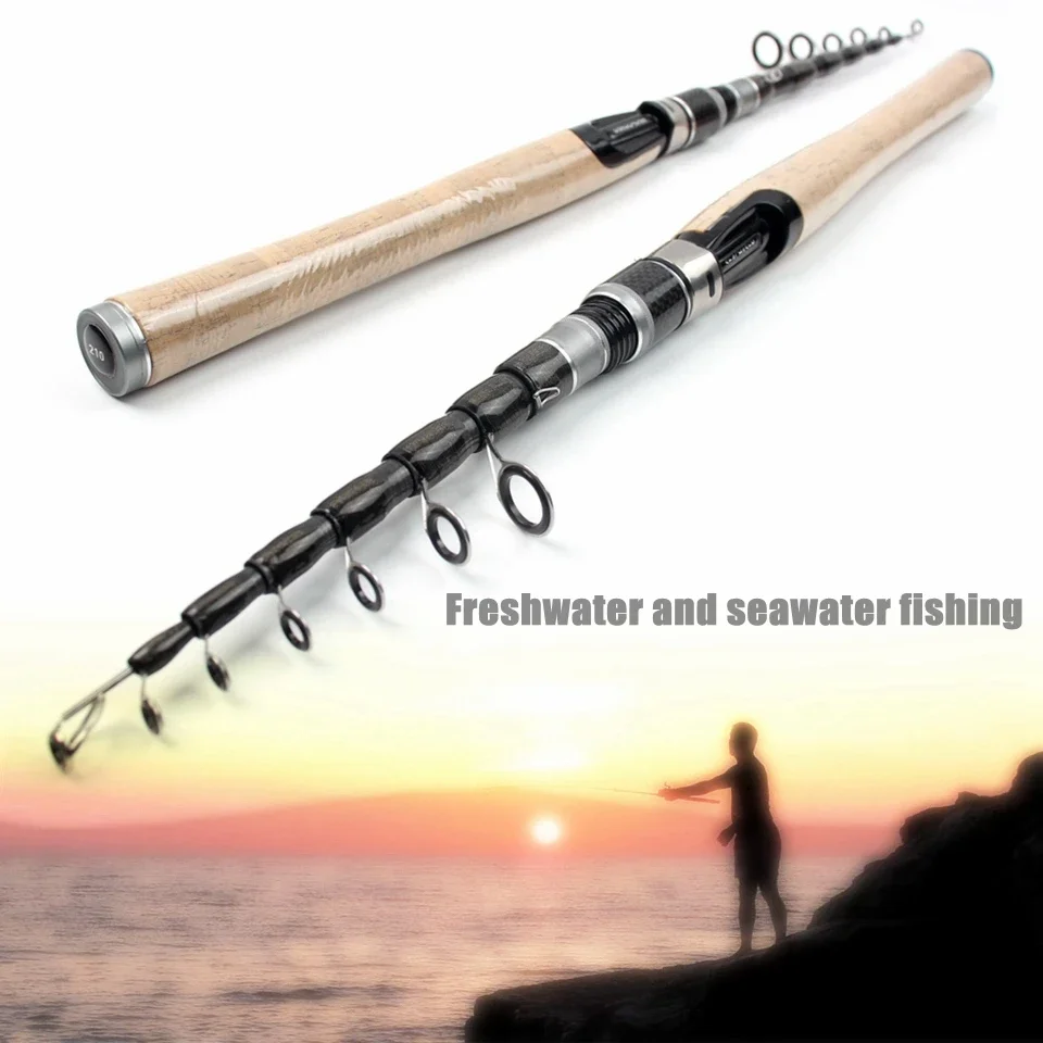 NEW High Quality Spinning Casting Fishing Rod Telescopic Trout Travel Pole Lure Weight 10-50g Lure Rod Pesca Surfing Fishing Rod