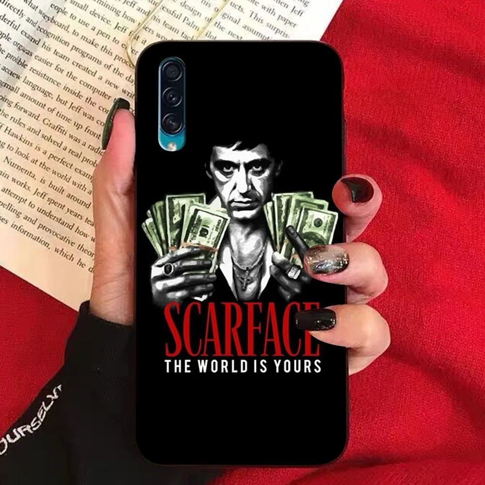 Film Scarface Telefoonhoesje Voor Samsung A 10 11 12 13 20 21 22 30 31 32 51 52 53 70 71 72 91 13 Shell